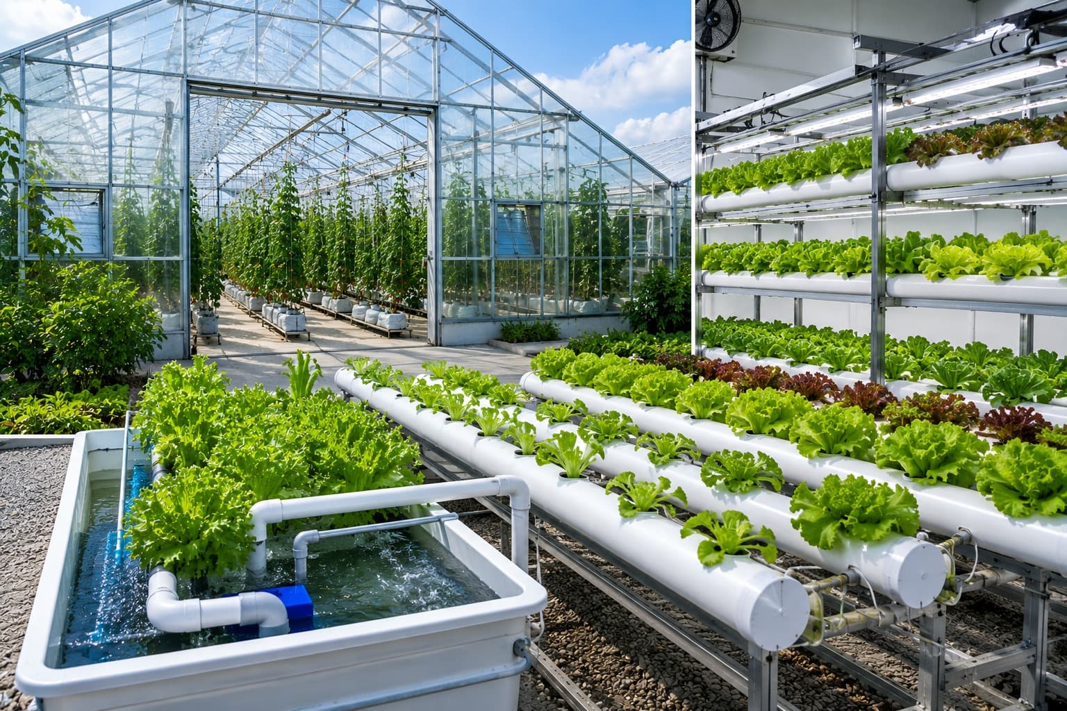 Hydroponics and Greenhouse